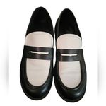 Sincerely Jules Rocker Black Chunky Platform Penny Loafers size 8.5 Photo 1