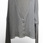 Urban Outfitters  Small Light Gray Oversized Thermal Sweater Long Sleeve Top Photo 0