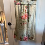 Maurice's Vintage Y2K  Satin‎ Floral Oriental Babydoll Knee Length Floral Dress 18 Photo 1