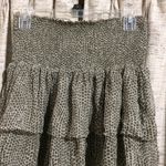 Ramy Brook New York Silk Dot Print Smocked Waistband Ruffle Tiered Mini Skirt Photo 8