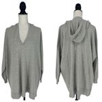 Michael Gabriel 100% Cashmere Avatar Knit Hooded Sweater in Gray Size undefined Photo 1