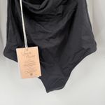 Anthropologie ENCANTADORE Celia Swimsuit Small NWT One Piece Black  Swim Bodysuit Photo 13