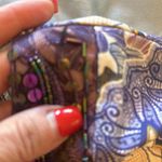 Live and let live  medium beaded print top nwot Photo 2