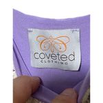 Coveted Clothing  Long Purple Maxi Dress Crochet Lace Top Cover Womens Small S Photo 4