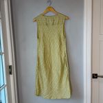 Flax  Linen Yellow Gingham Dress Photo 2
