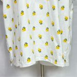 Gloria Vanderbilt  Women Short Sleeves White Yellow Lemon Pullover Shirt Size 1X Photo 5