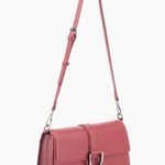 LIKE DREAMS GEORGIE EAST WEST BUCKLE SHOULDER BAG Red Photo 1