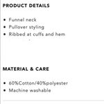 Marc New York Nwt  color-block sweatshirt top Photo 2