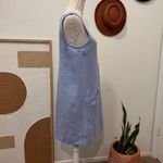 MEK USA Made Blue Cotton Patchwork Sandals Summer Chore Tank Dress Large Photo 3