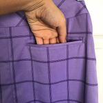 Antigua Purple Plaid  Golf Skort Size 8 Photo 4