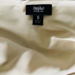 Mossimo Cream Black Satin Feel Drawstring 3/4 Sleeve Lightweight Dress Sz S Photo 5