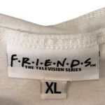 White Long Sleeve Design Friends Top Sitcom TV Show Shirt Women’s Size X Photo 1