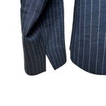 Lafayette 148 New York Petite Navy Pinstripe Blazer - Size 10P Photo 5