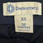 Democracy High Rise Ab Technology Ponte Knit Camo Print Pants Black SZ XS # 1946 Photo 6