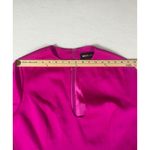 NOVA LUXE Hot Pink Long Sleeve Zipper Neck Mini Dress XL Photo 6