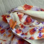 Aerie  Chiffon Ruffle Wrap Mini Micro Skirt | Vibrant Floral | XL Photo 4