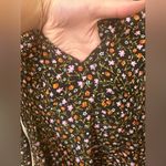 ZARA  Floral Print Long sleeve Mini Dress Black S Photo 9