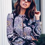 EXPRESS  paisley poet sleeve maxi dress New Photo 2