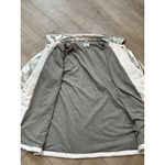 Victoria's Secret Pink  White Silver Jacket,‎ Size Medium Y2K Rain Windbreaker Photo 6