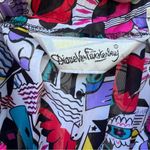 Diane Von Furstenberg Vintage  pop art comic graffiti Perma pleated skirt MEDIUM Photo 3