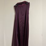ROSE TAFT couture vintage satin strapless gown bolero set dress maxi inaugural Purple Size 10 Photo 8