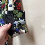 Banana Republic Floral Button Down Shirt Black Colorful | XS (fits S/M) Photo 6