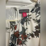 Vince Camuto Floral Tank Top - White and Blue Photo 2