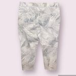 Calvin Klein Tropical Leaves Cotton Twill Pants Gray - size 12 Photo 1