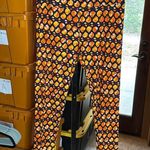 LuLaRoe NEW  TC Tall & Curvy Navy Blue Orange Tulips Floral Leggings Size 12-18 Photo 0