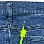 DKNY Jean Shorts Sz 14 Dark Wash Cutoffs Stretch Denim Jorts Beachy Coastal Photo 7