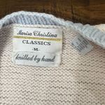 Marisa Christina Classics Womens HandKnit Vest Easter Bunny Embroidery Pastel M Pink Size M Photo 4