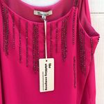 The Clothing Company Womens size medium hot pink beaded sleeveless dress Photo 6