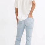 Madewell The High-Rise Slim Crop Boyjean in Dumas Wash: Ripped Edition Photo 4