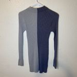 STAUD  Milton Fama Gray Colorblock Ribbed Long Sleeve Shirt S Photo 8