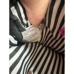 Betsey Johnson Luv Betsey NWOT Sequin Hearts Stripe Quilted Faux Leather Clutch Pouch Wristlet Photo 4