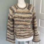 Universal Threads Universal Thread Women's Brown Chunky Knit Rolled Hem Boxy Sweater Small Photo 0