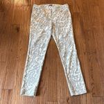 J. McLaughlin âleopard animal print skinny jean pant size 12 Photo 4