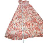 5|48  women's maxi dress size large coral blue and pink‎ Photo 12