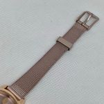 INC  women wrist watch rose gold tone 37mm case quartz analog mesh band running Photo 3