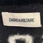 Zadig & Voltaire  Merino Wool Black Amour Sweater Small Photo 3