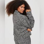 Aerie OFFLINE By Snowday Mock Neck Sweater Pullover Gray Black Speckled XL Photo 2