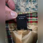 Vintage Limited sleeveless silk taffeta plaid button down blouse, size XS Photo 5