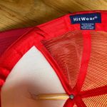 Saucony Vintage Men’s Trucker Mesh Snap Back Hat  Seek & Destroy Red & White Photo 6