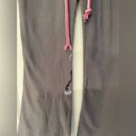 Lauren Moshi  Moshi Moshi Women’s Grey w/Pink Cotton Leggings Size Small Photo 3