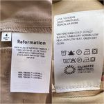 Reformation Mason Pant High Waist Trousers Relaxed Wide Leg Khaki 4 NWT New Photo 8