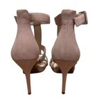 Jessica Simpson Barerra Rhinestone T Strap High Heel Sandals Nude Blush Women 9M Photo 6