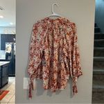 Cynthia Rowley  Floral Blouse MEDIUM Photo 4