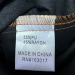 Princess Polly Brown Faux Vegan Leather High Waist Wide Leg Trousers Pants Sz 6 Photo 4