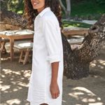 Frank & Eileen White Mary 100% Cotton Classic ShirtDress Distressed Casual Photo 10