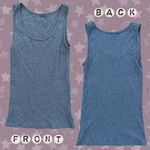 Gray Basic Ribbed Tank Top Size XS Photo 1